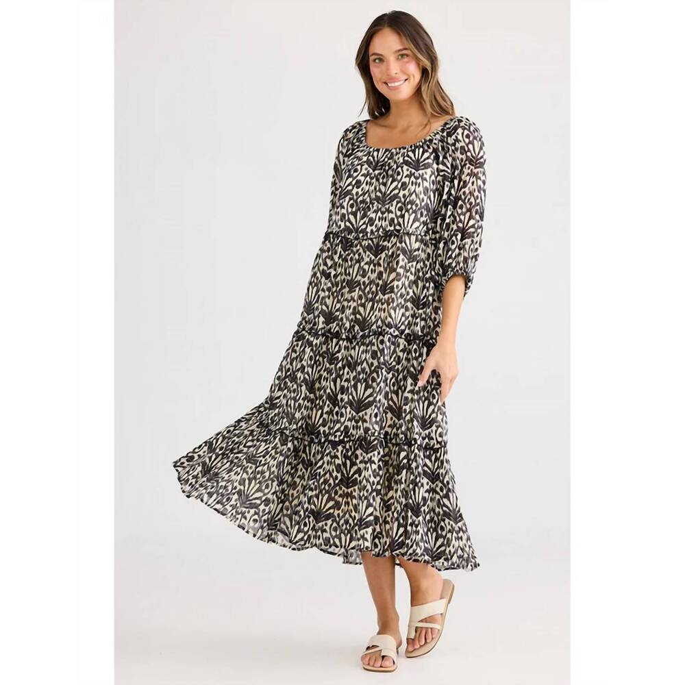 NEW HOLIDAY grenadine midi dress in coral